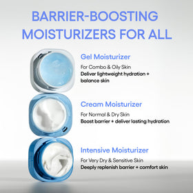 LANEIGE gel applied to cheek illustrating cooling, refreshing sensation