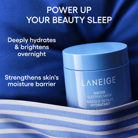 LANEIGE gel texture close-up highlighting lightweight cooling consistency for fast absorption