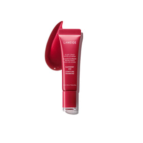 LANEIGE front packaging of Glaze Craze Raspberry Jam showing glossy finish benefit