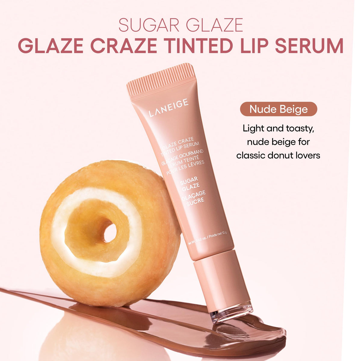LANEIGE ingredients label highlighting skincare-focused formula and transparency