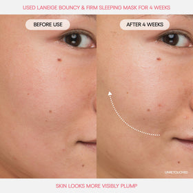 LANEIGE products being applied at night demonstrating simple routine for refreshed morning skin
