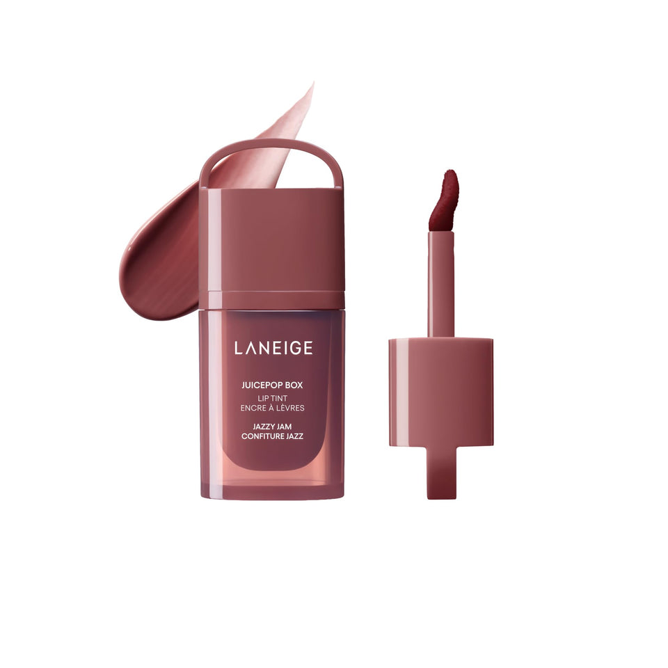 LANEIGE front packaging of JuicePop Box Jazzy Jam showing shade and glossy finish