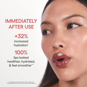 LANEIGE product beside coin showing compact size and portability
