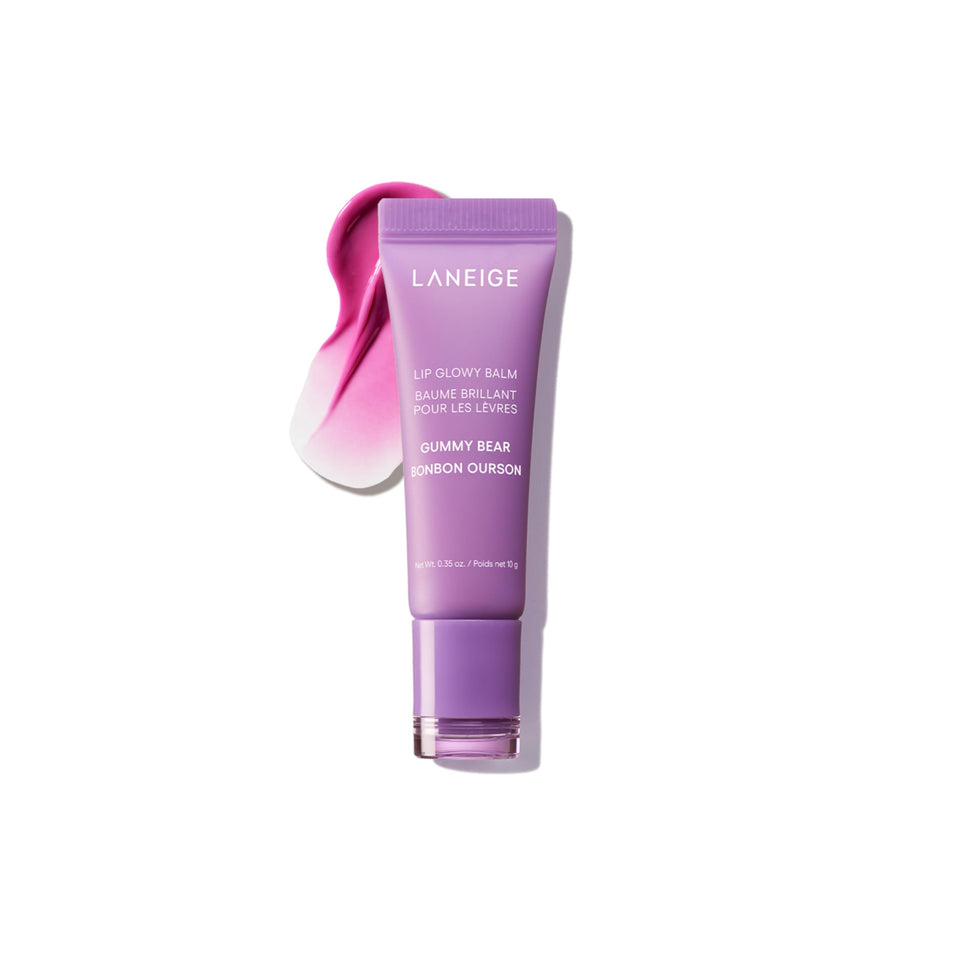 LANEIGE front tube view showing sleek packaging and travel convenience