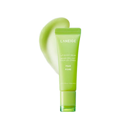 LANEIGE Lip Glowy Balm front packaging showing pear scent and glossy finish