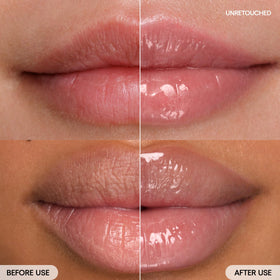 LANEIGE texture closeup illustrating smooth glossy balm hydration benefit