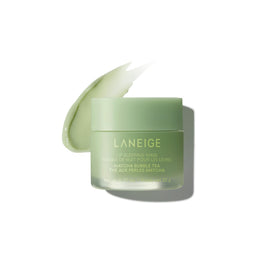 LANEIGE jar front view showing matcha bubble tea packaging and brand hydration