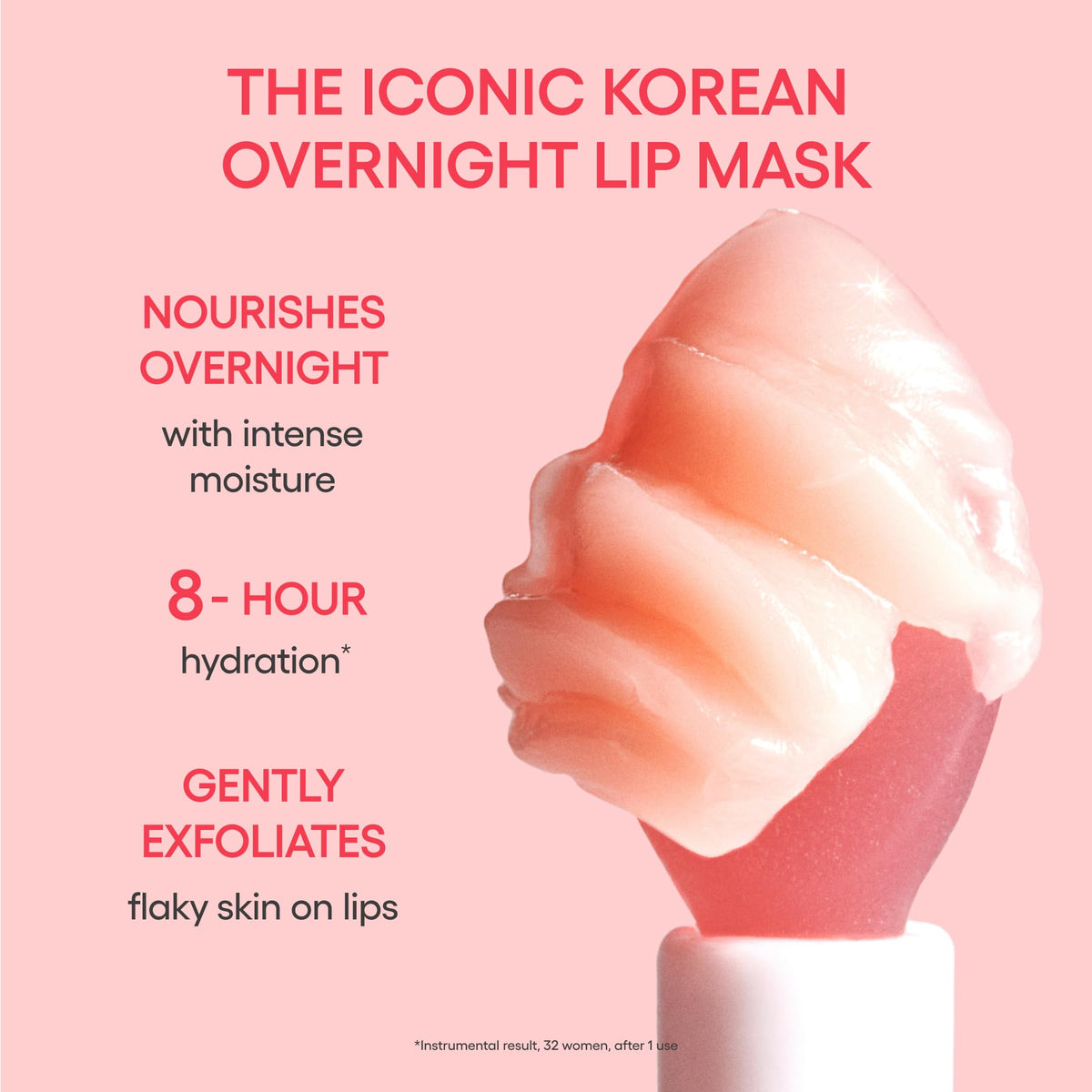 LANEIGE open jar with cream ready to apply for overnight moisture