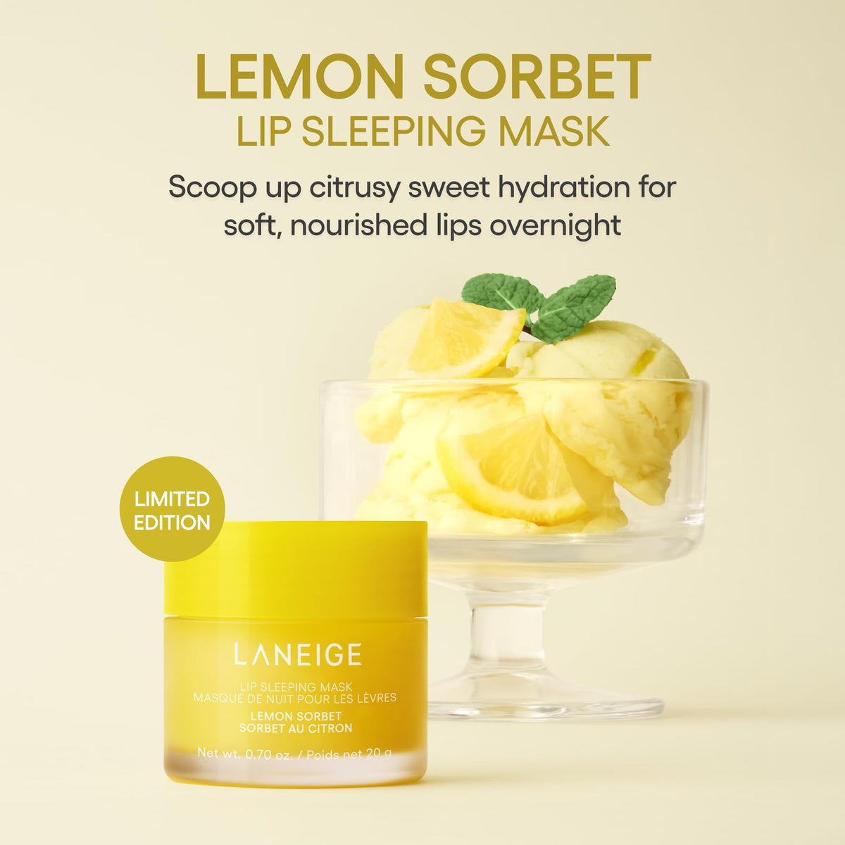 LANEIGE topper and spatula detail keeping applicator clean and convenient