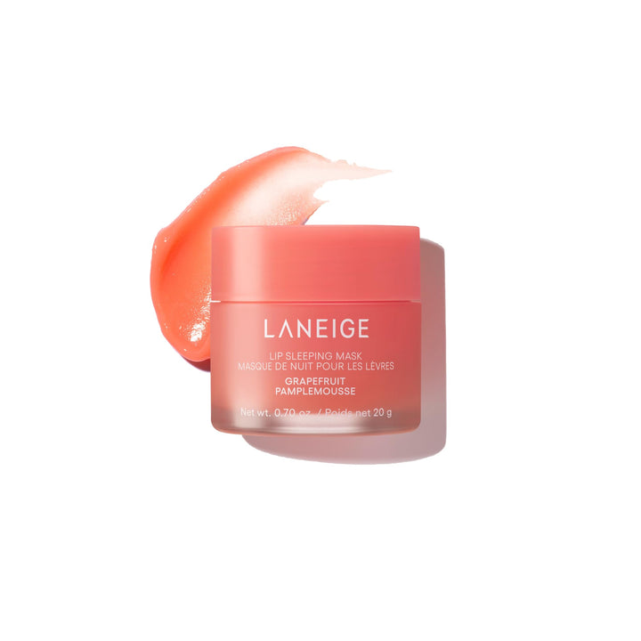 LANEIGE front jar view showing grapefruit packaging and hydration benefits