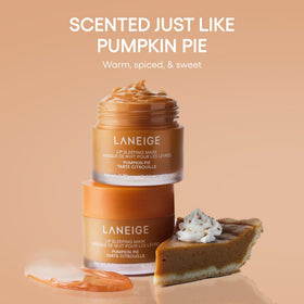 LANEIGE ingredient jars with butter and berries emphasizing nourishing blend