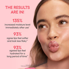 LANEIGE applying mask to lips at night showing smoothing and moisturizing benefit