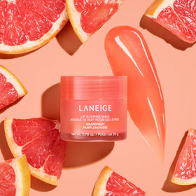 LANEIGE open jar texture highlighting creamy balm for overnight moisture