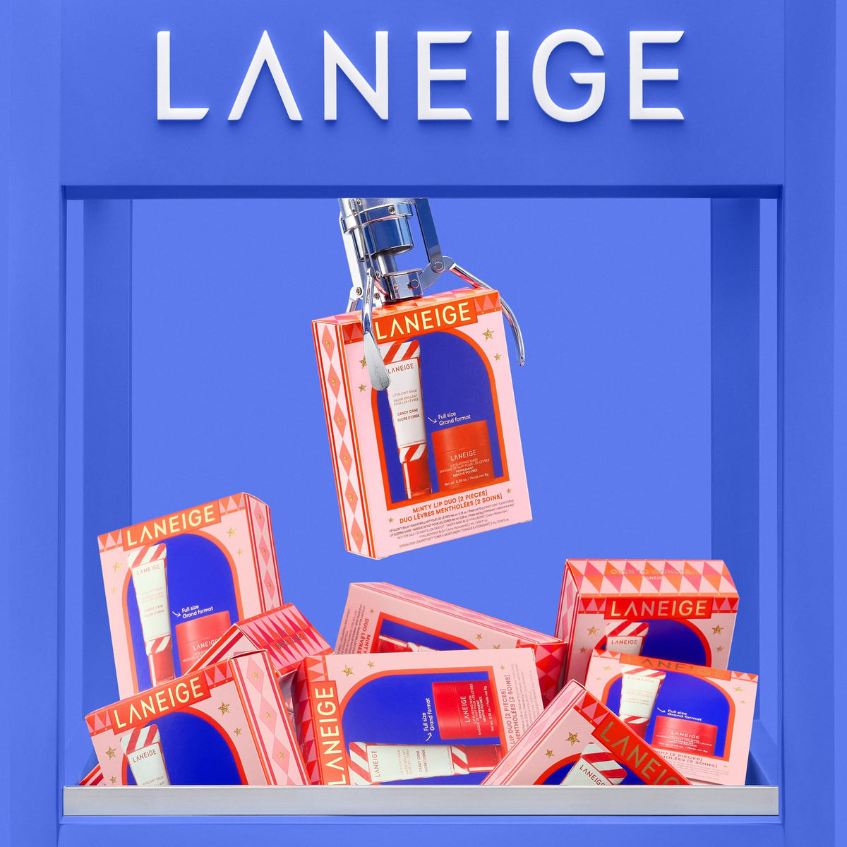 LANEIGE Lip Sleeping Mask Peppermint jar close-up highlighting rich texture and overnight nourishment benefit