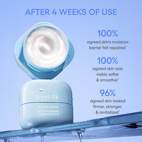LANEIGE mini cream next to sunscreen for scale and convenient travel-sized benefit