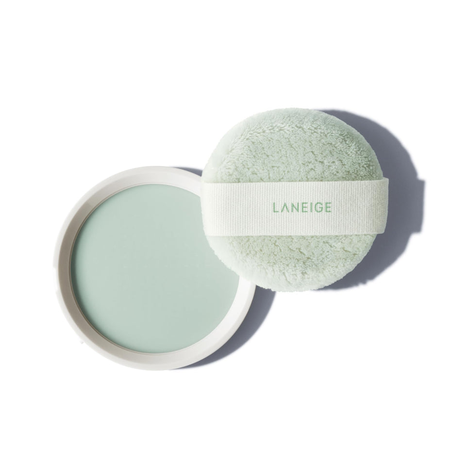 LANEIGE refill front view showing compact pod and travel-ready design benefit