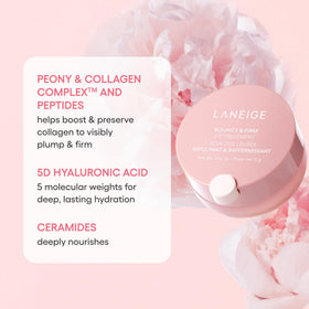 LANEIGE product label infographic showing ingredient benefits clearly