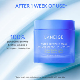 LANEIGE skincare displayed on bathroom shelf promoting daily routine confidence