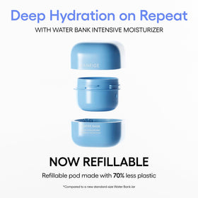 LANEIGE size comparison with hand to show actual product scale and amount