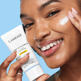 LANEIGE applied under foundation to show makeup compatibility