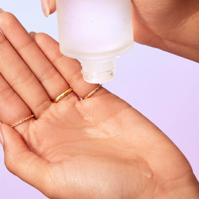 LANEIGE close-up of toner texture droplet highlighting lightweight, fast-absorbing moisture