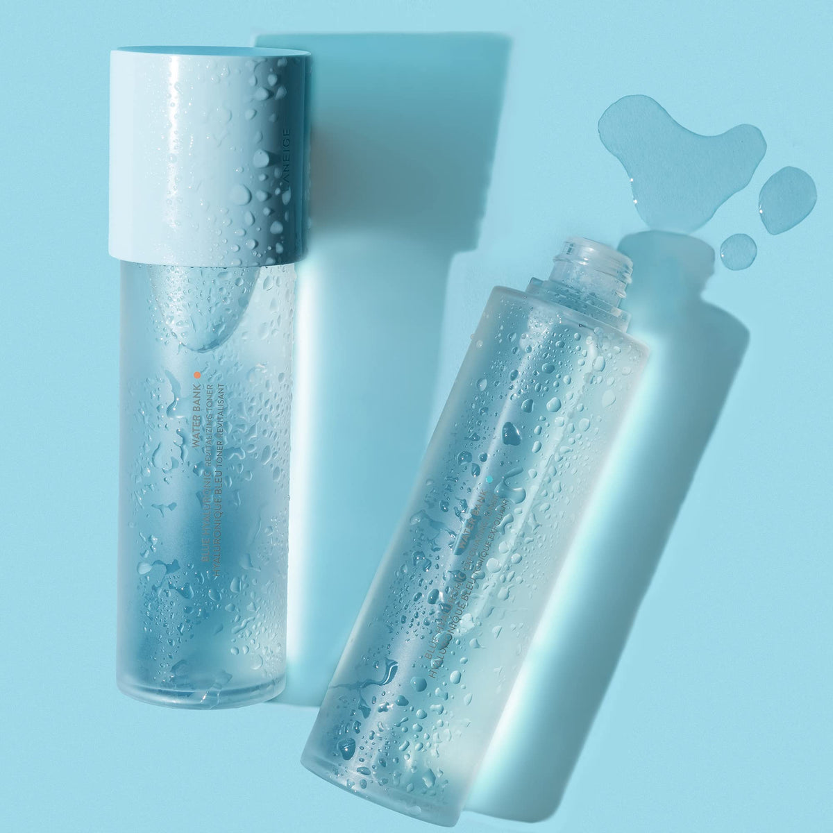 LANEIGE toner size comparison in hand illustrating travel-friendly volume and convenience