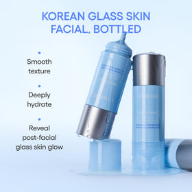 LANEIGE label close-up revealing active exfoliants and gentle formulation benefit