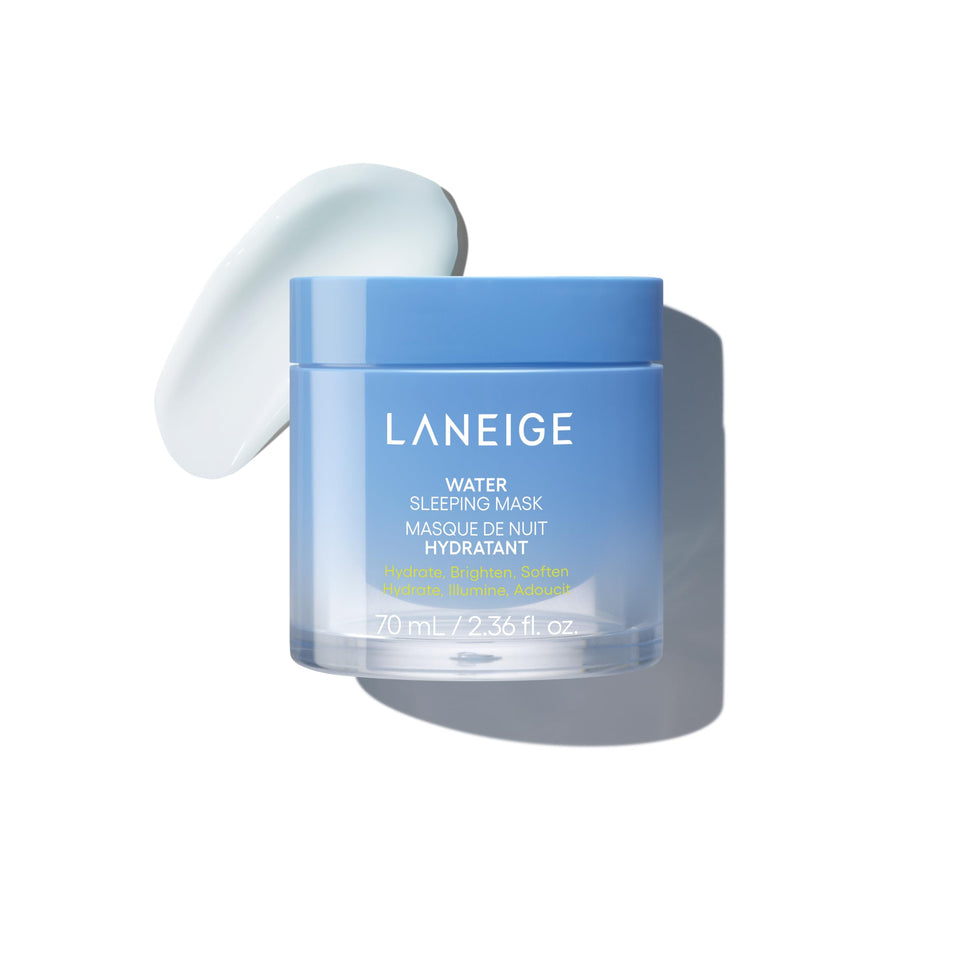 LANEIGE jar front view showing clean design and product name with hydration benefit