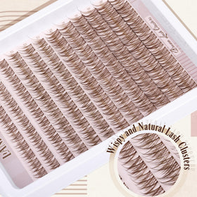 LANFLOWER before-and-after lashes showing natural lift and subtle definition benefit