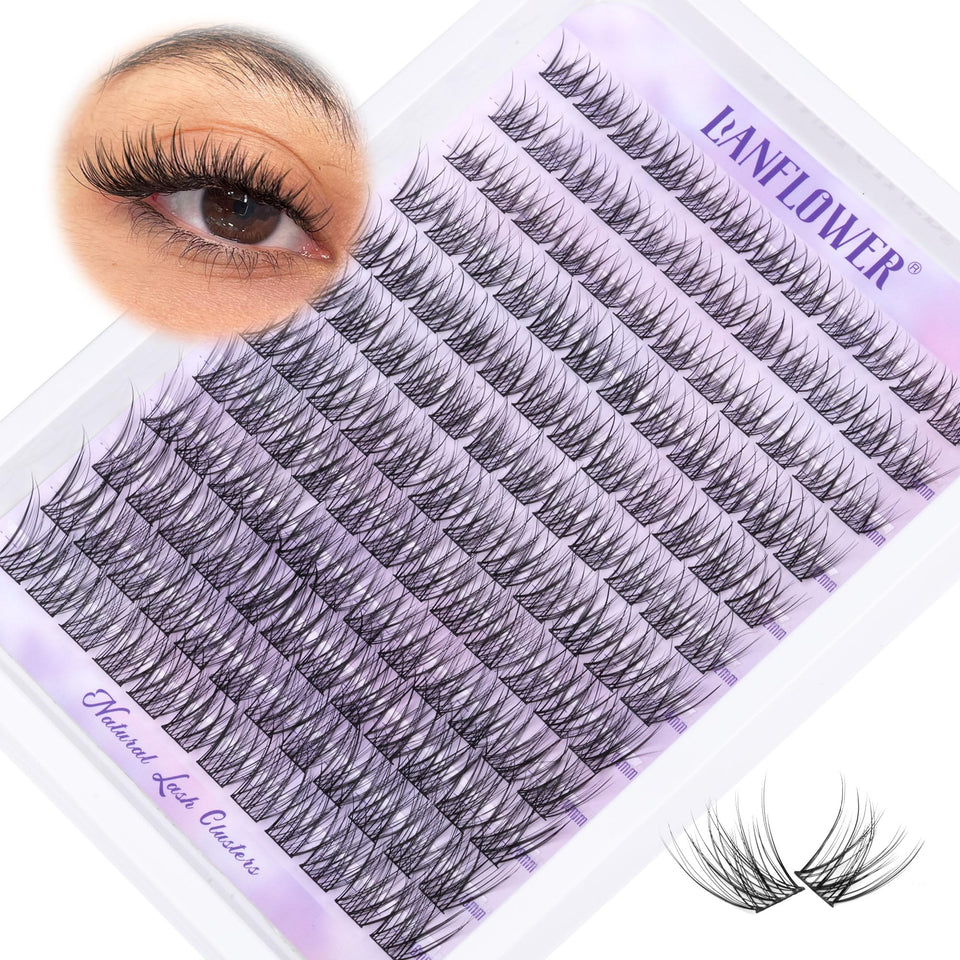Lanflower front packaging showing cluster set and easy at home use