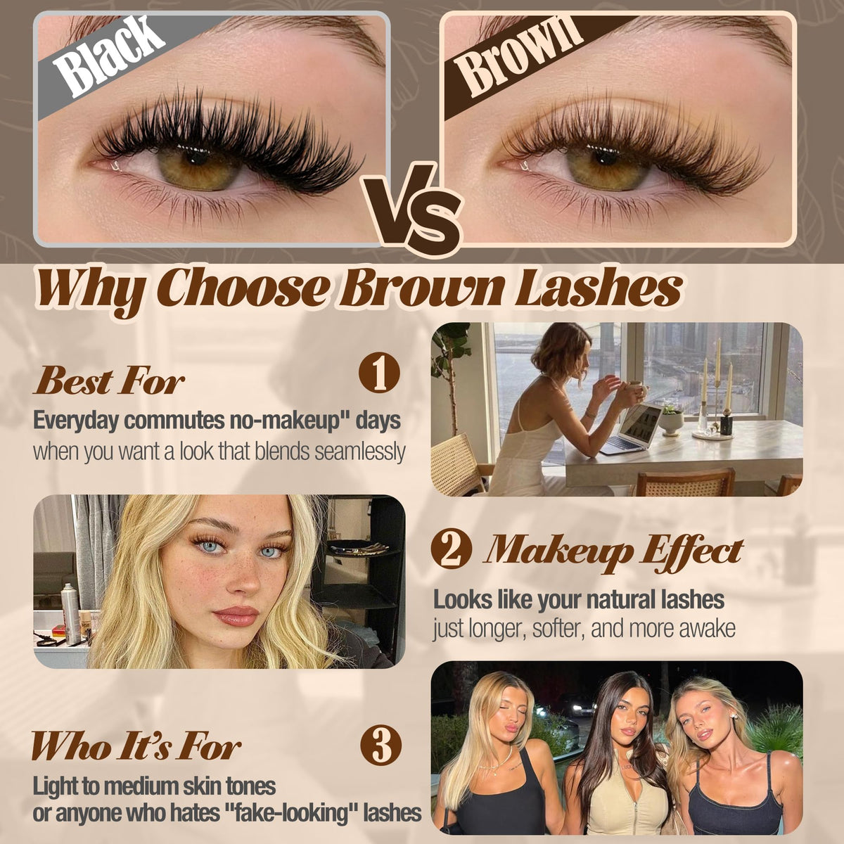 LANFLOWER application step placing cluster on lash line for quick, secure fit