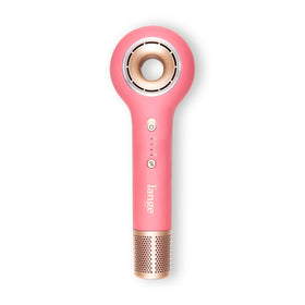 L'ANGE HAIR Axia HaloRing front view in rose gold showing compact design and salon power