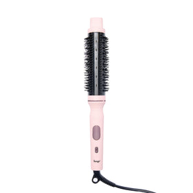 L'ANGE HAIR front view of GlamWave blush brush showing design and blush color benefit styling clarity