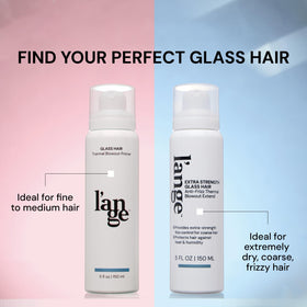 L'ANGE HAIR label close-up highlighting ingredient and usage info
