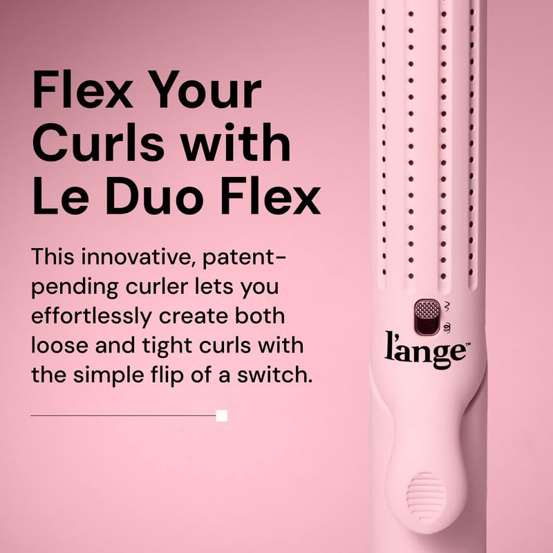 L'ANGE HAIR styler on a bathroom counter lifestyle shot for quick everyday use