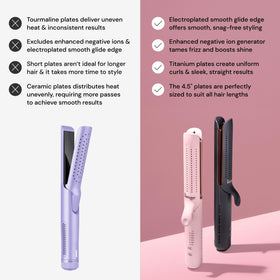 L'ANGE HAIR curling demo creating defined curls that hold shape and reduce frizz