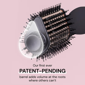 L'ANGE HAIR ergonomic twist handle detail for comfortable, steady styling control