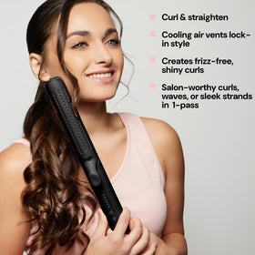 L'ANGE HAIR Le Duo Grande control buttons and temperature display for customizable heat settings