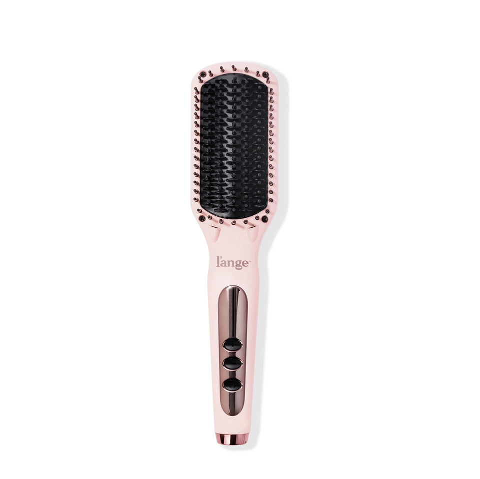 L'ANGE HAIR Le Vite front view showing blush finish and sleek shape for stylish storage