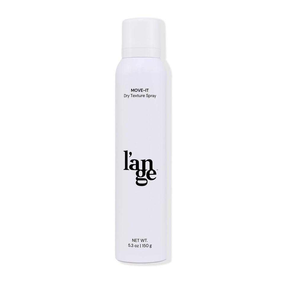 L'ANGE HAIR front packaging showing compact can and branding, perfect for travel