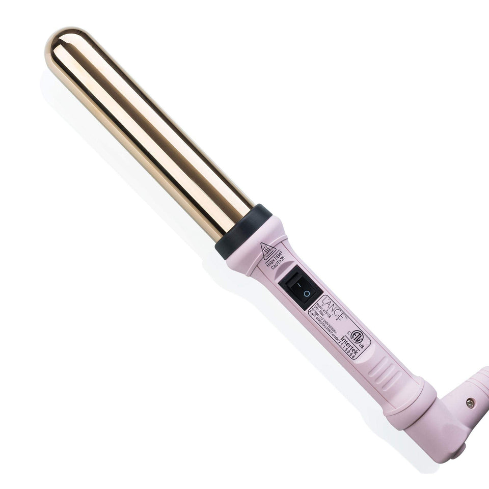 L'ANGE HAIR Ondulé front view showing sleek wand and barrel for professional styling