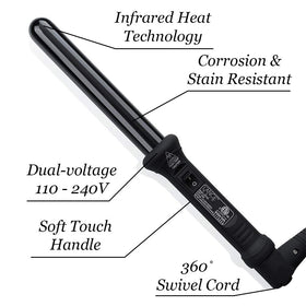 L'ANGE HAIR Ondulé texture detail showing smooth finish for reduced frizz