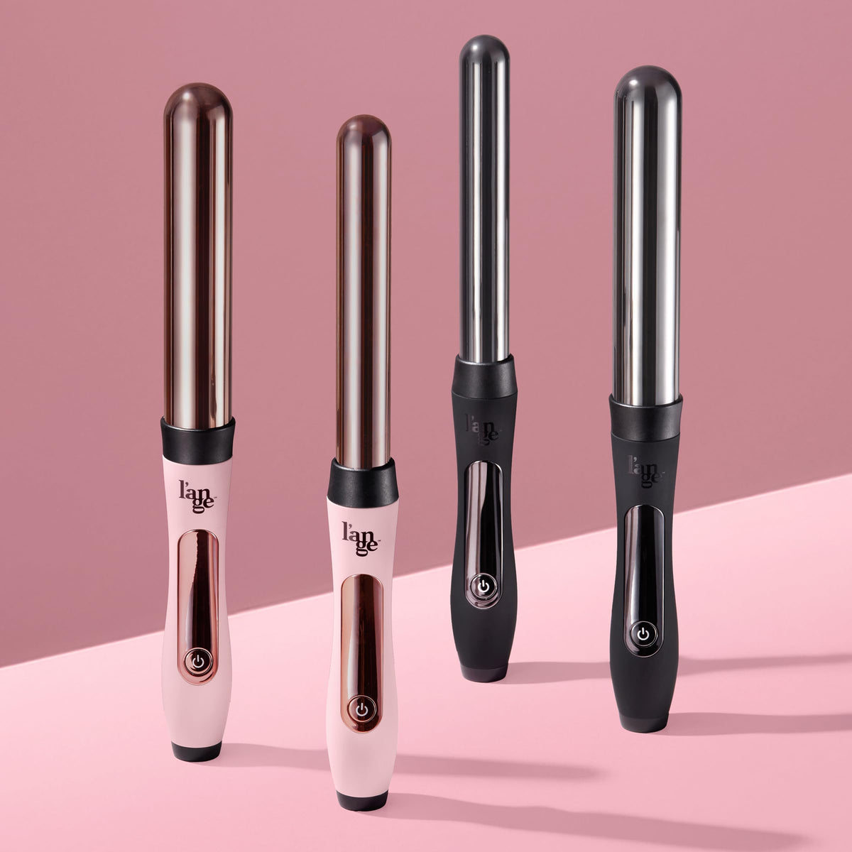 L'ANGE HAIR packaging flatlay showing included components and retail presentation