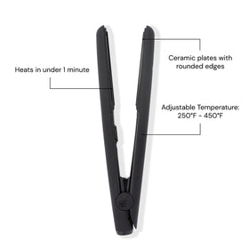 L'ANGE HAIR rounded edge detail for versatile straightening and curl shaping