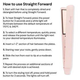 L'ANGE HAIR creating soft curls with the 1-inch plates for versatile styling