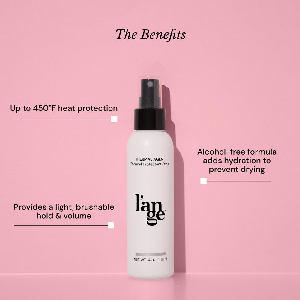L'ANGE HAIR mist close-up demonstrates fine even coverage benefit