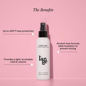 L'ANGE HAIR mist close-up demonstrates fine even coverage benefit