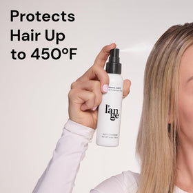 L'ANGE HAIR resulting glossy styled hair with frizz-free shine