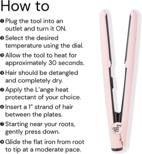L'ANGE HAIR creating polished waves demonstrating styling versatility and consistent results