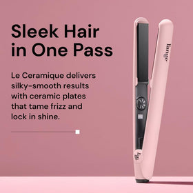 L'ANGE HAIR rounded edge profile for versatile styling and curling ease benefit